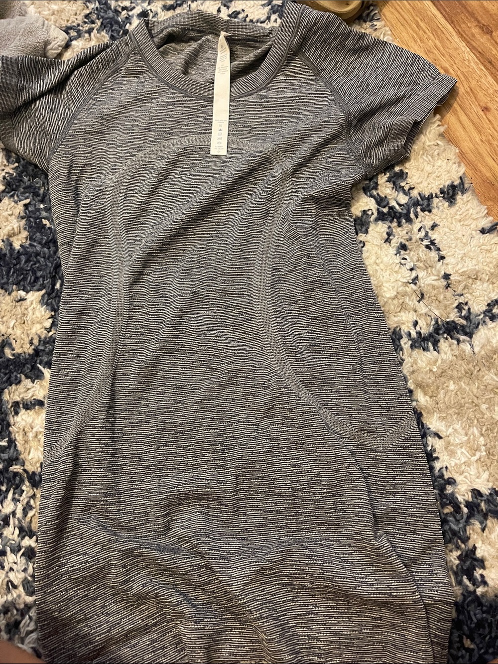 lululemon athletica Gray Space-Dye Short Sleeve Tee